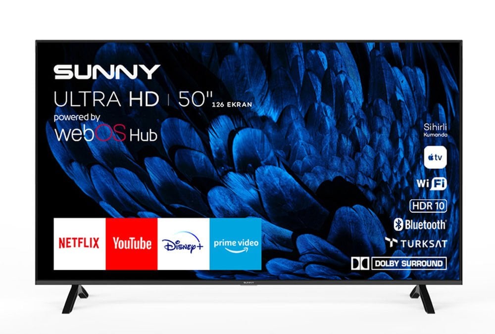 SUNNY SN50FMN252-0276  127 Ekran Uydu Alıcılı webOS Smart LED TV