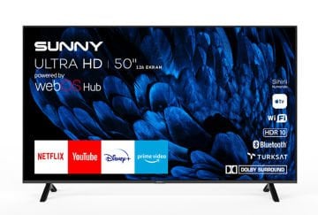 SUNNY SN50FMN252-0276  127 Ekran Uydu Alıcılı webOS Smart LED TV