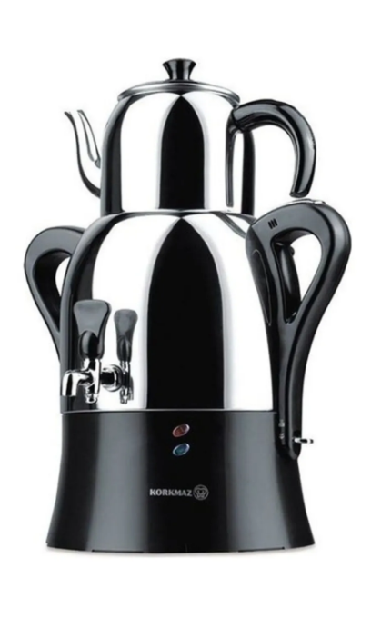 KORKMAZ A341-04 ÇAYKOLİK ÇAY MAKİNESİ SİYAH