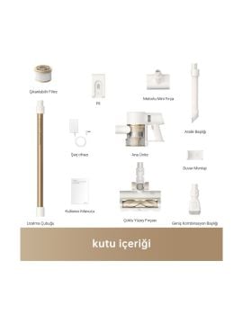 Dreame R10 BEYAZ DİKEY SÜPÜRGE