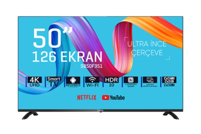 Saba SB50F351 50''Ultra Hd 4k Android Smart led Tv