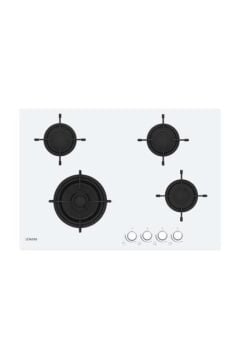Altus ALA 175 GW 75 cm Wok Gözlü Beyaz Cam Ankastre Ocak (Lpg)