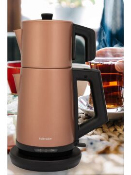 Goldmaster IN-6302 TeaChef 2200 W Çelik Çay Makinesi Gold