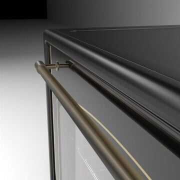 FERRE 45-710-ML SİYAH RUSTİK MİNİ FIRIN (0+7)