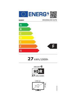 Sunny SN32DAL540 HD 32'' 82 Ekran Uydu Alıcılı webOS Smart LED TV