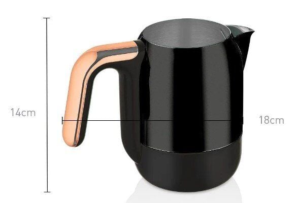 Korkmaz A860-09 Kahvekolik Deluxe Otomatik Kahve Makinesi Siyah/rose